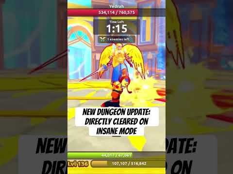 Video thumbnail: Golden Realm Insane Clear — Dungeon Heroes